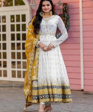 AAROHI DESIGNER AD 195 A GOWN WHOLESALE