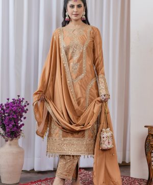 AAROHI DESIGNER PD 1041 R FANCY SUITS WHOLESALE