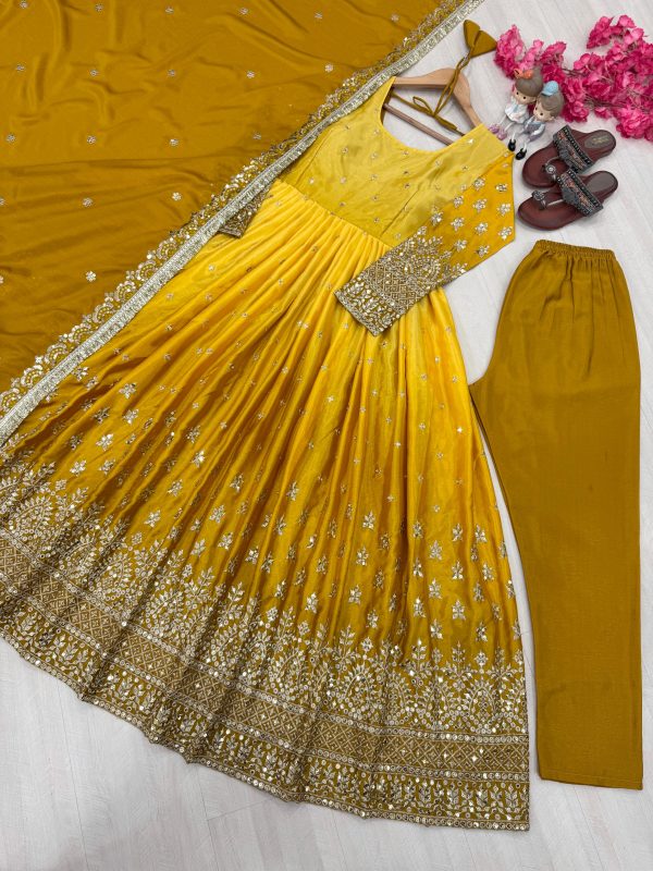 AAROHI DESIGNER PD 1086 B ANARKALI GOWN