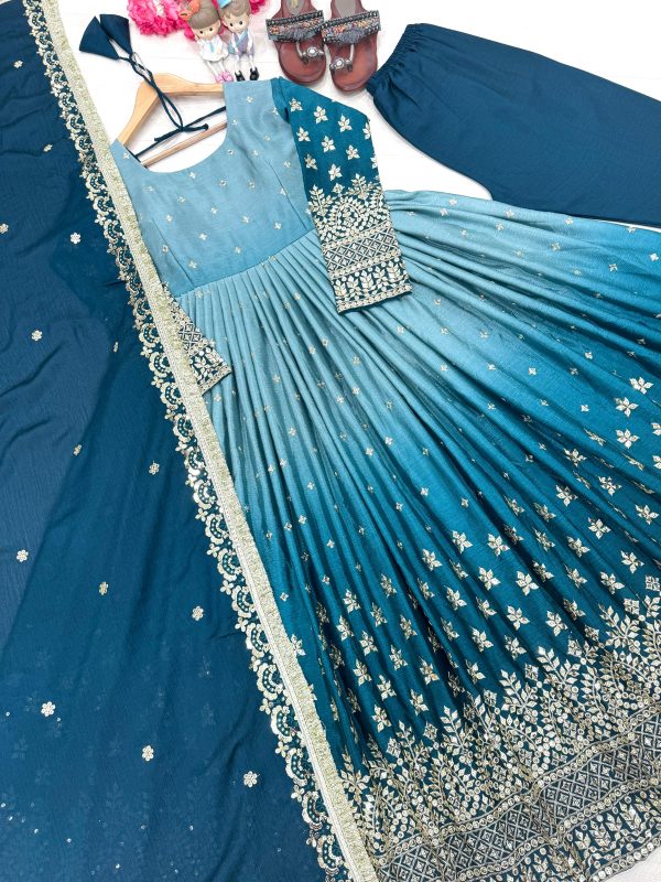 AAROHI DESIGNER PD 1086 C ANARKALI GOWN