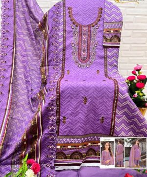 ALZOHAIB AZ 1107 PAKISTANI COTTON SUITS