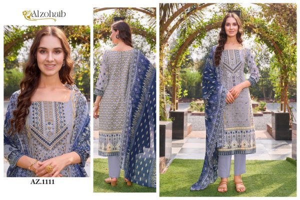 ALZOHAIB AZ 1109 PAKISTANI COTTON SUITS