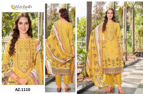 ALZOHAIB AZ 1110 PAKISTANI COTTON SUITS