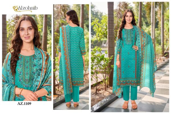 ALZOHAIB AZ 1111 PAKISTANI COTTON SUITS