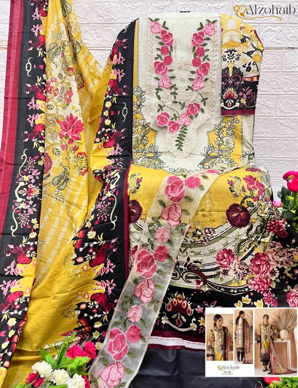 ALZOHAIB AZ 1126 PAKISTANI COTTON SUITS