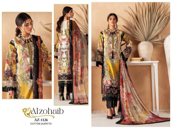 ALZOHAIB AZ 1126 PAKISTANI COTTON SUITS