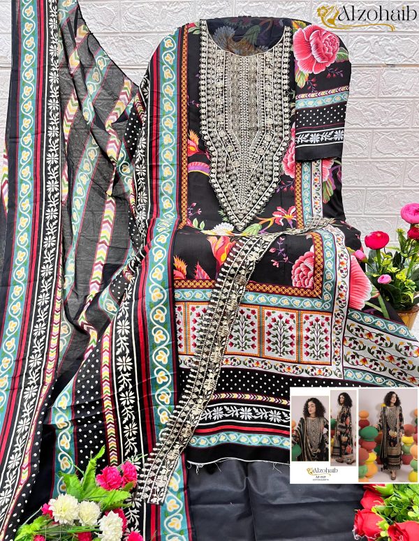 ALZOHAIB AZ 1127 PAKISTANI COTTON SUITS