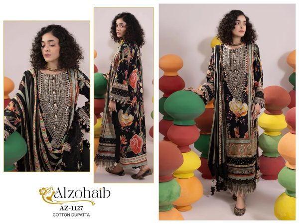 ALZOHAIB AZ 1127 PAKISTANI COTTON SUITS