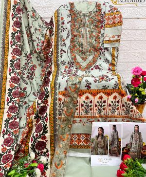 ALZOHAIB AZ 1129 PAKISTANI COTTON SUITS