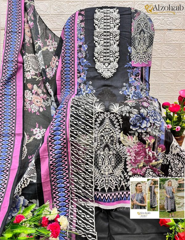 ALZOHAIB AZ 1130 A PAKISTANI COTTON SUITS