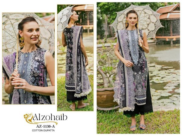 ALZOHAIB AZ 1130 A PAKISTANI COTTON SUITS