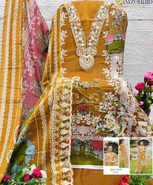 ALZOHAIB AZ 1132 A PAKISTANI COTTON SUITS