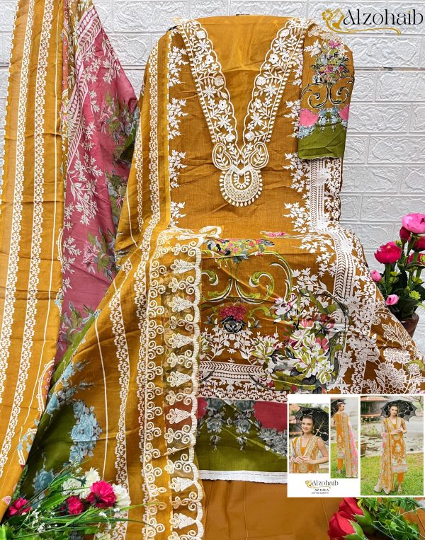 ALZOHAIB AZ 1132 A PAKISTANI COTTON SUITS