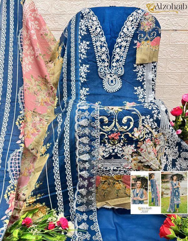 ALZOHAIB AZ 1132 B PAKISTANI COTTON SUITS