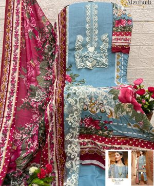 ALZOHAIB AZ 1145 PAKISTANI COTTON SUITS