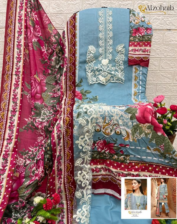 ALZOHAIB AZ 1145 PAKISTANI COTTON SUITS