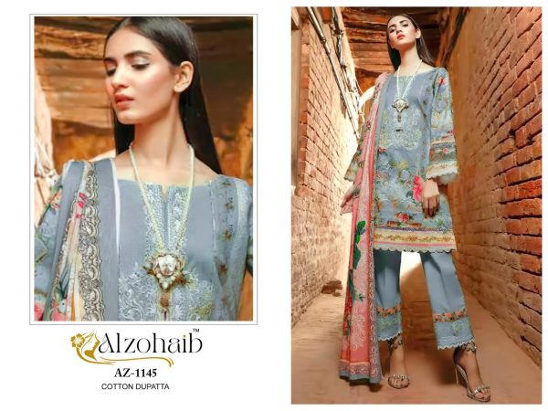 ALZOHAIB AZ 1145 PAKISTANI COTTON SUITS