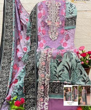 ALZOHAIB AZ 1146 C PAKISTANI COTTON SUITS