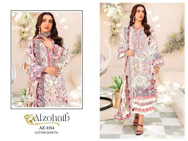 ALZOHAIB AZ 1154 PAKISTANI COTTON SUITS