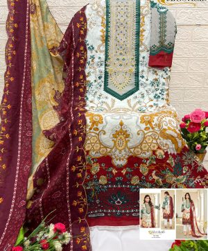 ALZOHAIB AZ 1156 COTTON PAKISTANI SUITS