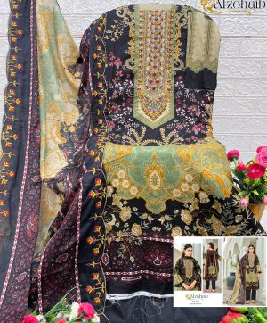 ALZOHAIB AZ 1157 COTTON PAKISTANI SUITS