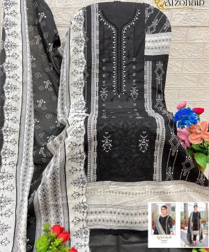 ALZOHAIB AZ 1181 A PAKISTANI COTTON SUITS