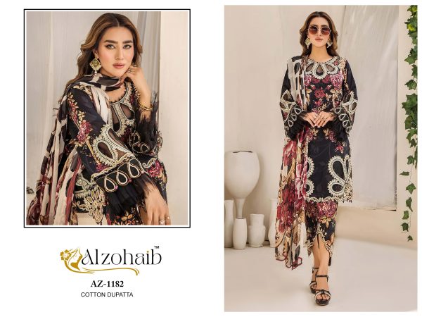 ALZOHAIB AZ 1182 PAKISTANI COTTON SUITS