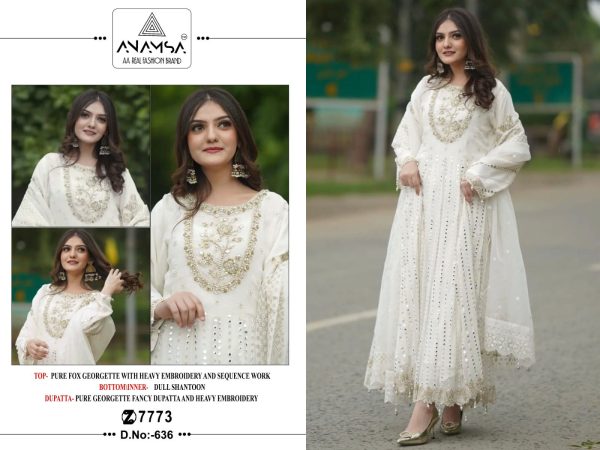 ANAMSA 636 SALWAR SUITS WHOLESALE