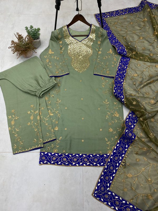 BE 311 DESIGNER CHINON SALWAR SUITS ONLINE