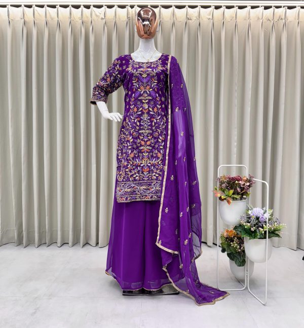 BE 314 DESIGNER PLAZZO SUITS WHOLESALE