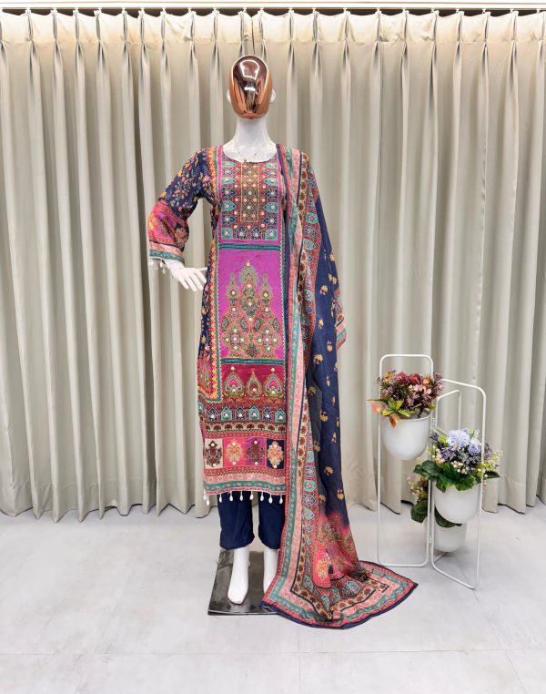 BE 316 DESIGNER CHINON SALWAR SUITS