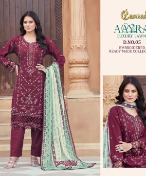 COSMOS AAYRA 05 B LUXURY LAWN READYMADE SUITS