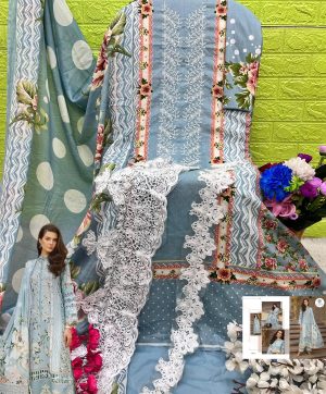 EZRA 1005 D PAKISTANI COTTON SALWAR SUITS