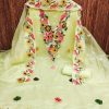 F 13 STUDIO ORGANZA SILK WORK MATERIALS SUITS