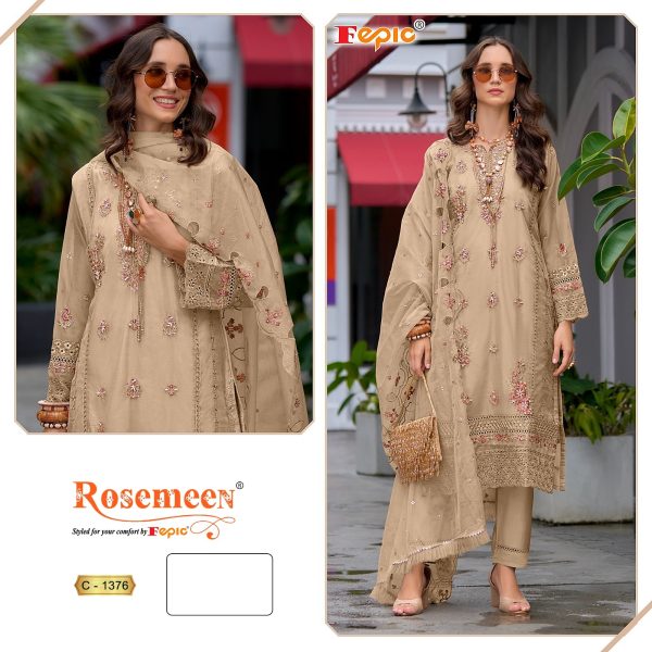 FEPIC C 1376 ROSEMEEN SALWAR SUITS WHOLESALE