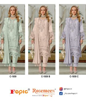 FEPIC C 1859 ROSEMEEN SALWAR SUITS WHOLESALE