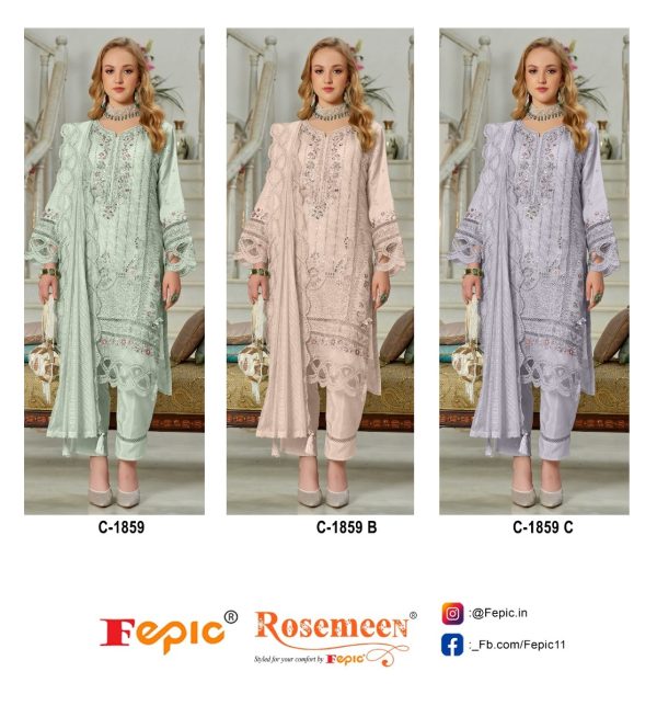 FEPIC C 1859 ROSEMEEN SALWAR SUITS WHOLESALE