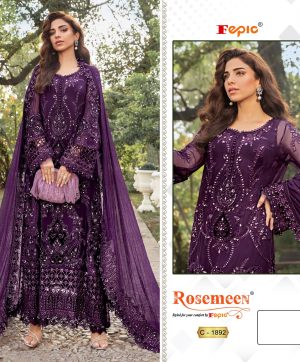 FEPIC C 1892 ROSEMEEN PAKISTANI SUITS IN INDIA