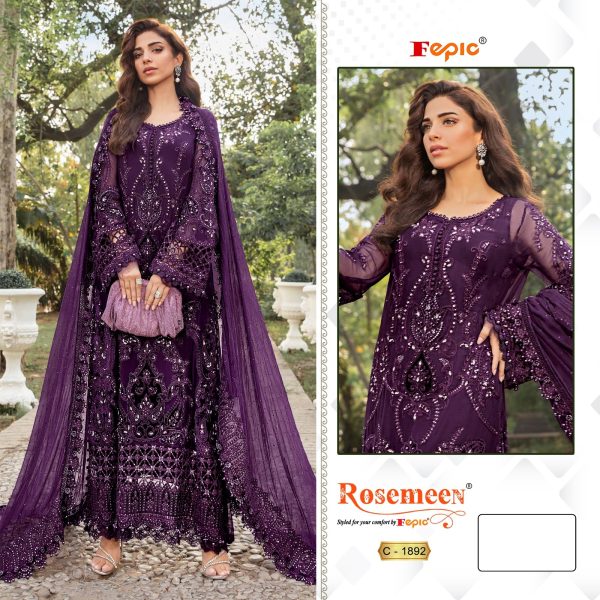 FEPIC C 1892 ROSEMEEN PAKISTANI SUITS IN INDIA