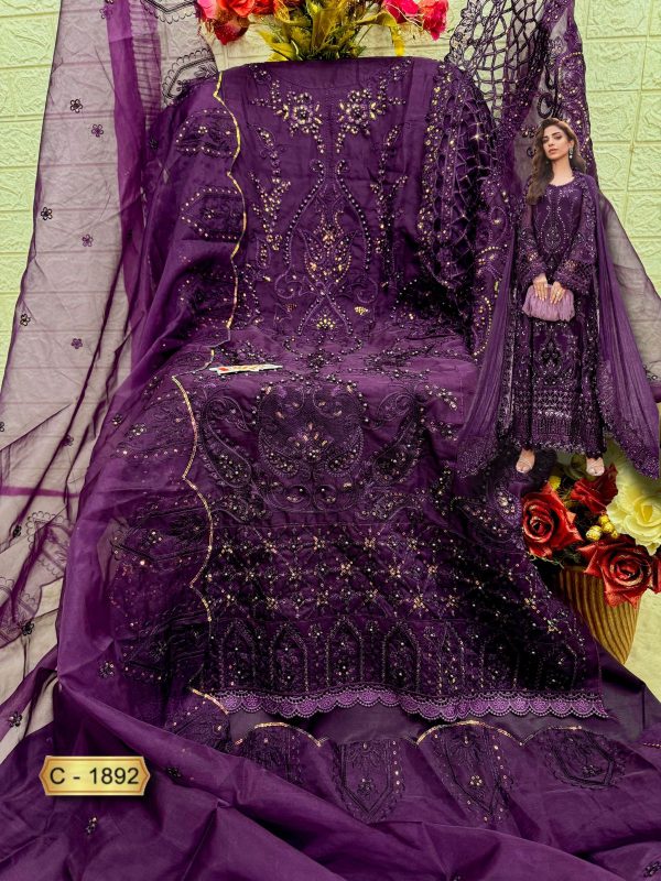 FEPIC C 1892 ROSEMEEN PAKISTANI SUITS IN INDIA