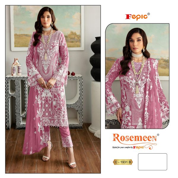 FEPIC C 1931 ROSEMEEN PAKISTANI SUITS IN INDIA