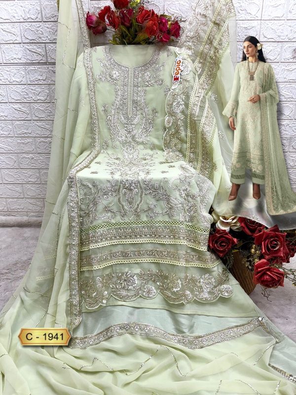 FEPIC C 1941 ROSEMEEN PAKISTANI SALWAR SUITS