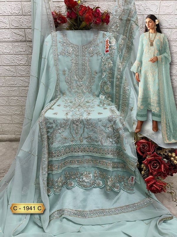 FEPIC C 1941 ROSEMEEN PAKISTANI SALWAR SUITS