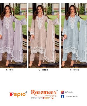 FEPIC C 1948 ROSEMEEN PAKISTANI SUITS