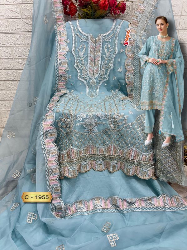 FEPIC C 1955 ROSEMEEN PAKISTANI SUITS WHOLESALE