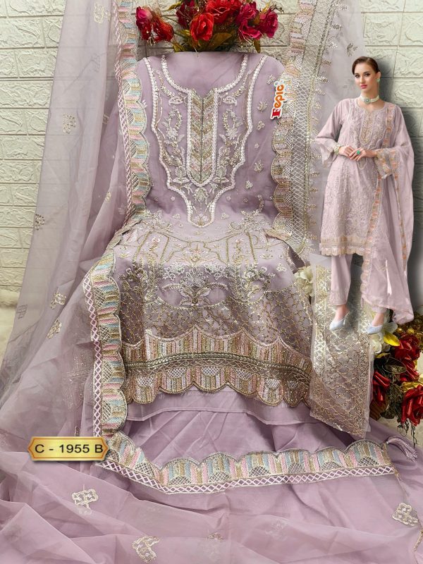 FEPIC C 1955 ROSEMEEN PAKISTANI SUITS WHOLESALE