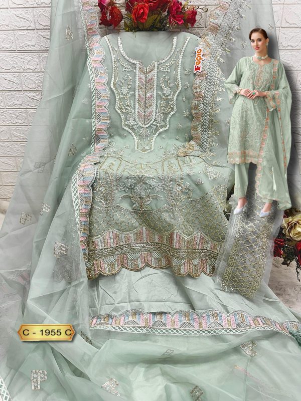 FEPIC C 1955 ROSEMEEN PAKISTANI SUITS WHOLESALE