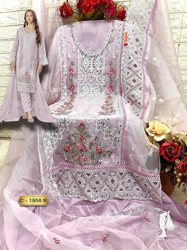 FEPIC C 1958 ROSEMEEN PAKISTANI SUITS