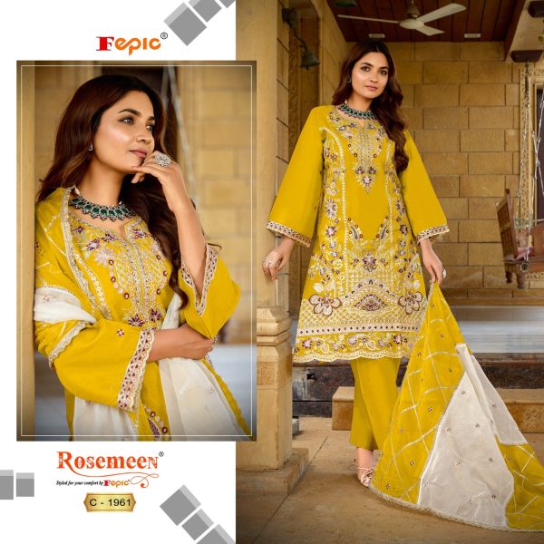 FEPIC C 1961 ROSEMEEN SALWAR SUITS WHOLESALE