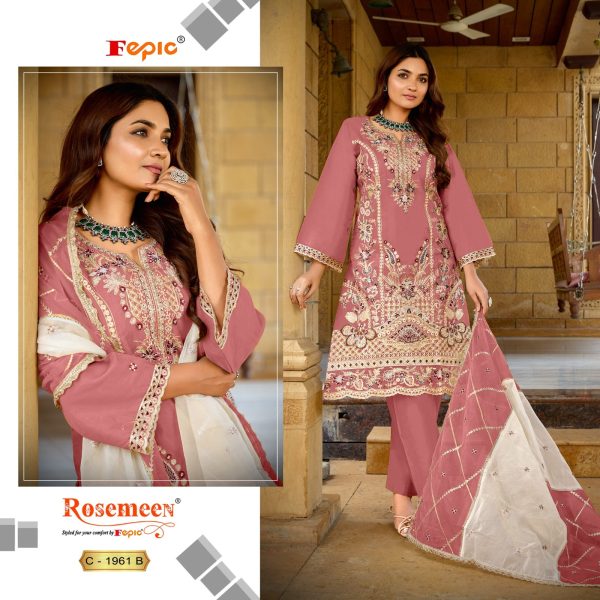 FEPIC C 1961 ROSEMEEN SALWAR SUITS WHOLESALE